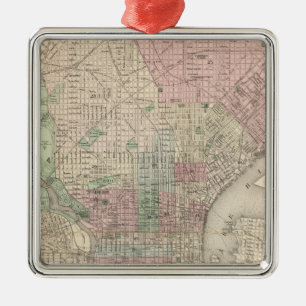 Philadelphia 3 metal ornament