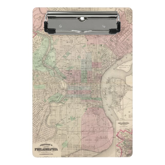 Philadelphia 3 mini clipboard (Front)
