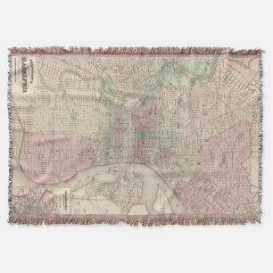 Philadelphia 3 throw blanket