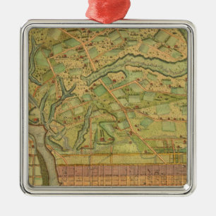 Philadelphia 5 metal ornament
