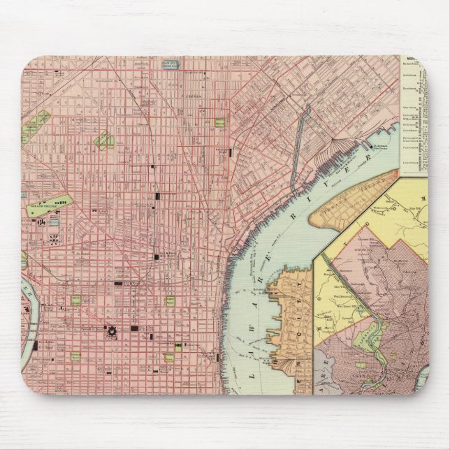 Philadelphia 5 mouse pad (Front)