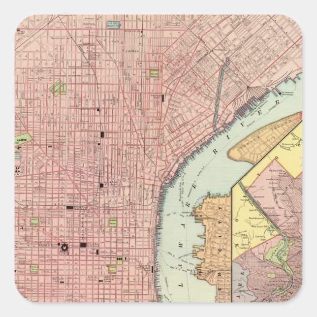 Philadelphia 5 square sticker (Front)