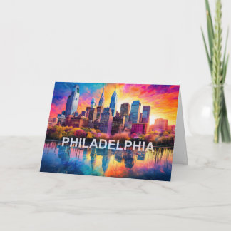 Philadelphia Abstract Art  Card