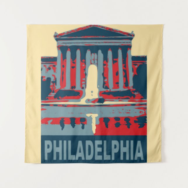 Philadelphia,  add text, Tapestry (Front)