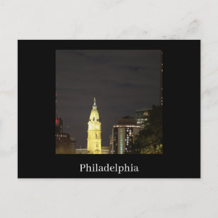 Philadelphia at Night Postcard