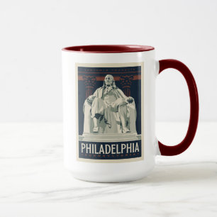 Philadelphia   Benjamin Franklin Institute Mug