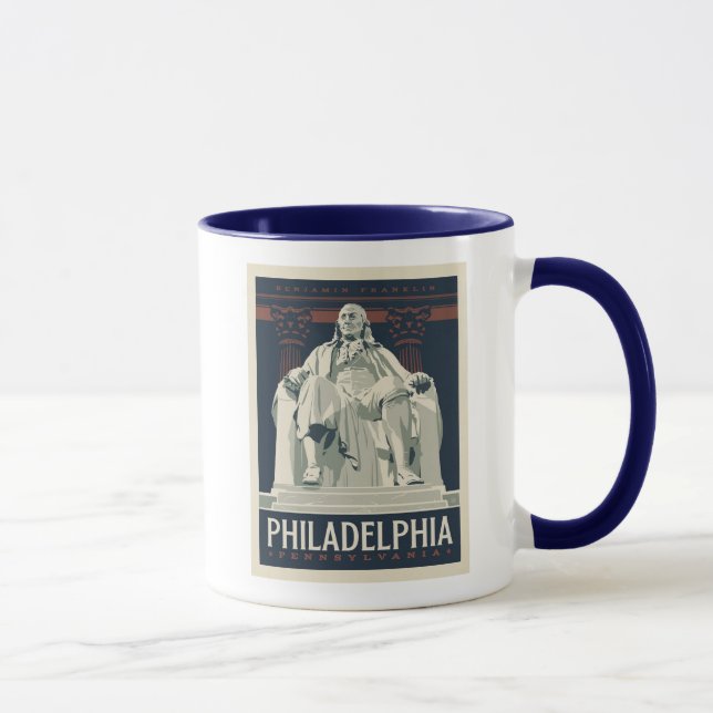 Philadelphia | Benjamin Franklin Institute Mug (Right)