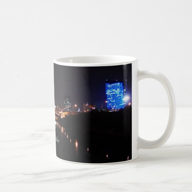 Philadelphia by Night Coffee Mug (Right)