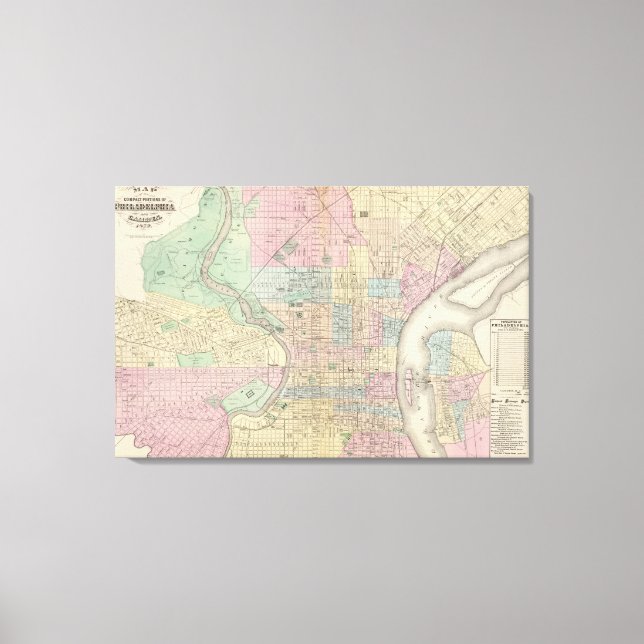 Philadelphia, Camden Canvas Print (Front)