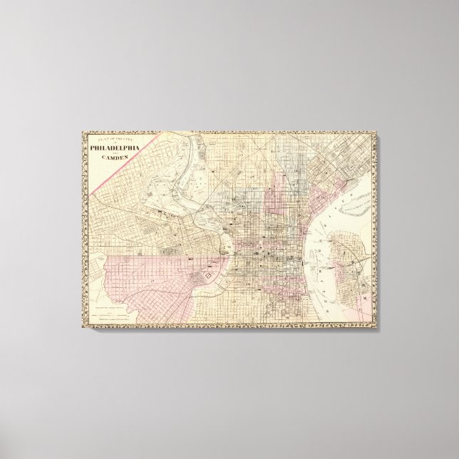 Philadelphia, Camden Canvas Print (Front)