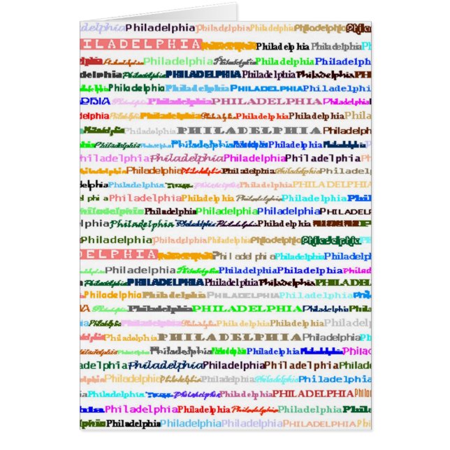 Philadelphia Card (Front)