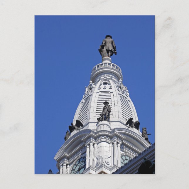 Philadelphia City Hall Postcard (Front)