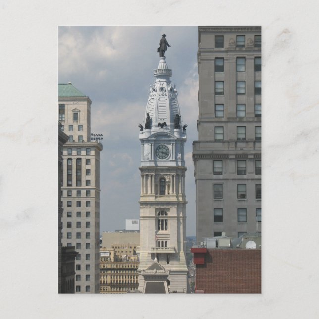 Philadelphia City Hall Postcard (Front)