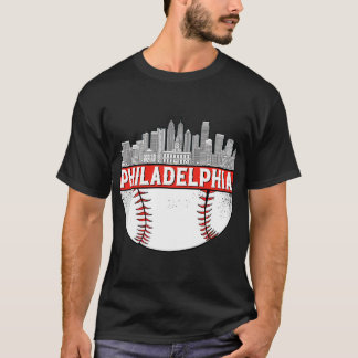 Philadelphia City in Baseball ball T-Shirt