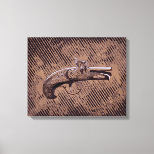 Philadelphia Derringer pistol Canvas Print
