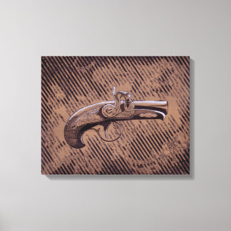 Philadelphia Derringer pistol Canvas Print