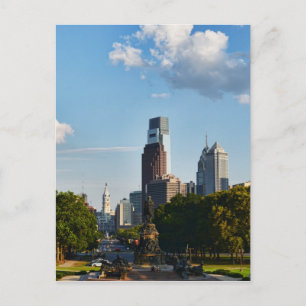 Philadelphia downtown 2 postcard