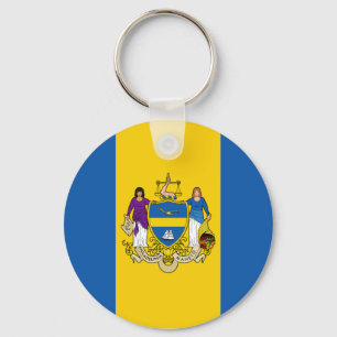 Philadelphia Flag Keychain