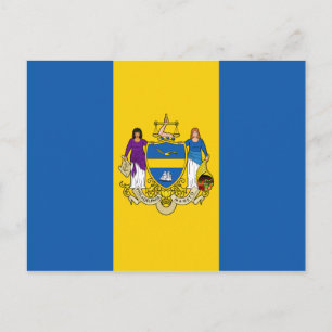 Philadelphia Flag Postcard
