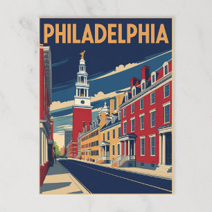 Philadelphia Independence Hall Postcard