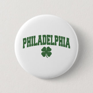 Philadelphia (Irish Shamrock) 2 Inch Round Button