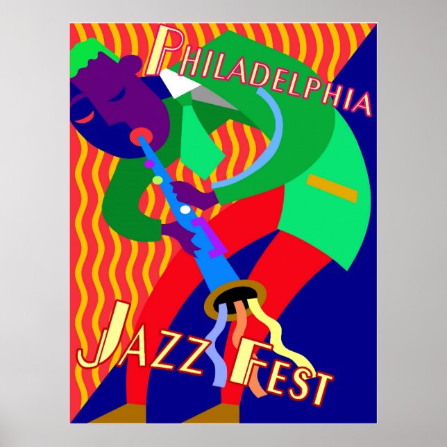 Philadelphia Jazz Fest Poster (Front)