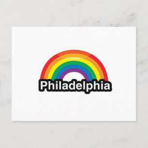 PHILADELPHIA LGBT PRIDE RAINBOW -.png Postcard