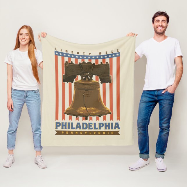 Philadelphia | Liberty Bell Fleece Blanket (In Situ)