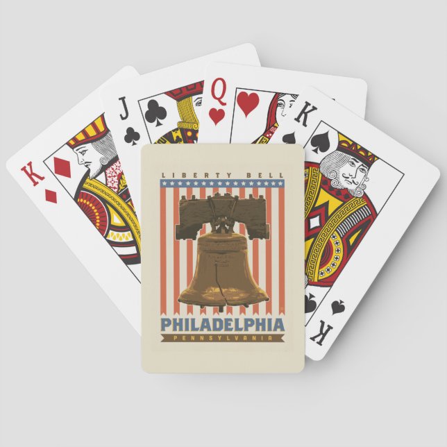 Philadelphia | Liberty Bell Playing Cards (Back)