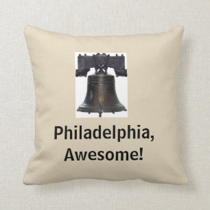 Philadelphia Liberty Bell Throw Pillow