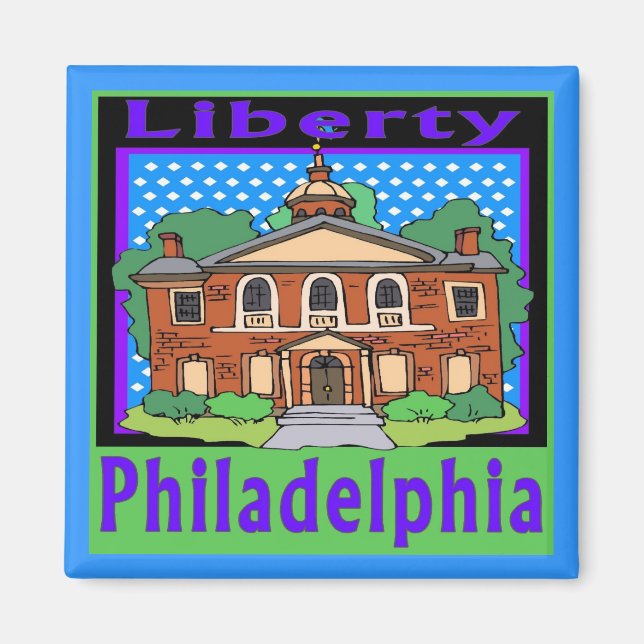 Philadelphia Liberty Magnet (Front)