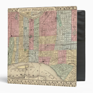 Philadelphia Map by Mitchell Binder