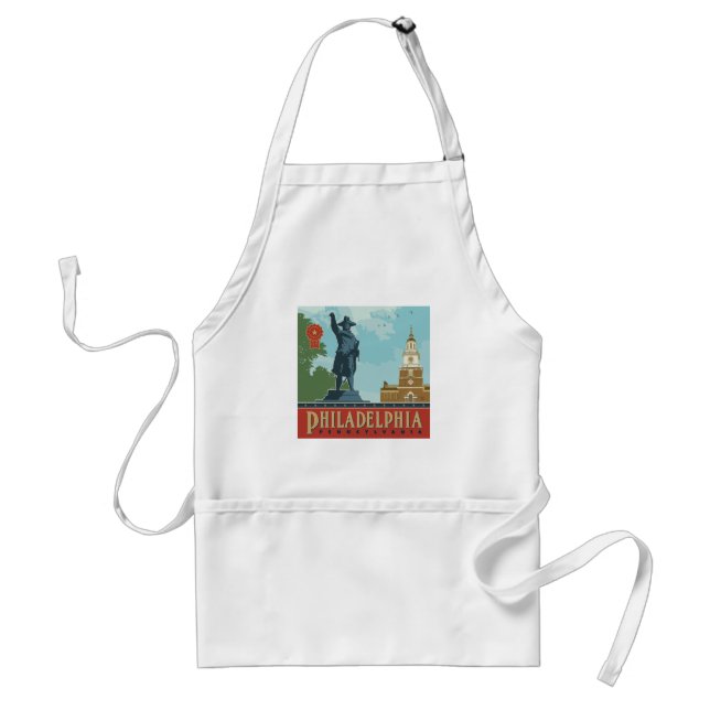 Philadelphia, PA | Independence Hall Standard Apron (Front)