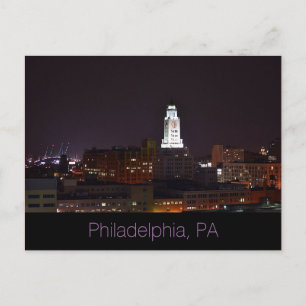 Philadelphia, PA Post Card-Full Moon Postcard