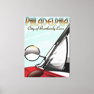 Philadelphia,Pennsylvania "City of Brotherly Love" Canvas Print