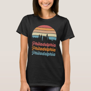 Philadelphia Pennsylvania City Street Map T-Shirt