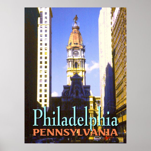 Philadelphia Pennsylvania - Fine Art Poster (Front)