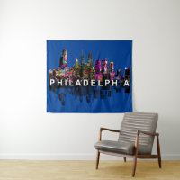Philadelphia, Pennsylvania in graffiti Tapestry