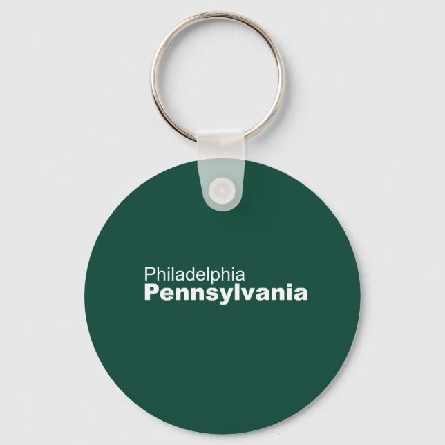 Philadelphia, Pennsylvania Keychain (Front)