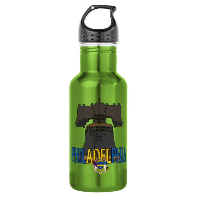 Philadelphia Pennsylvania Liberty Bell Bottle (Front)