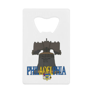Philadelphia Pennsylvania Liberty Bell Opener Credit Card Bottle Opener
