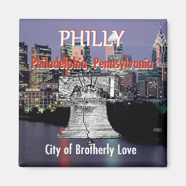 Philadelphia Pennsylvania Magnet (Front)
