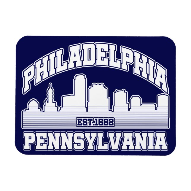 Philadelphia,Pennsylvania Magnet (Horizontal)
