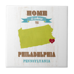 Philadelphia, Pennsylvania Map – Home Is Where T Tile