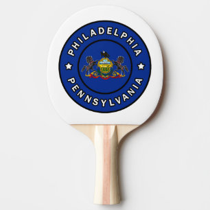 Philadelphia Pennsylvania Ping Pong Paddle