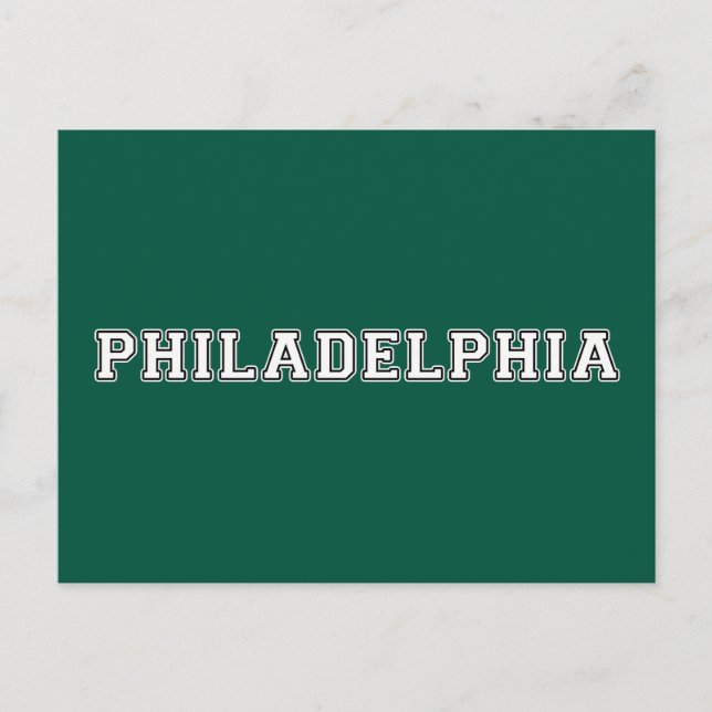 Philadelphia Pennsylvania Postcard (Front)
