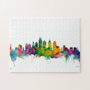 Philadelphia Pennsylvania Skyline Jigsaw Puzzle