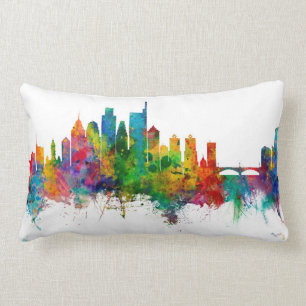 Philadelphia Pennsylvania Skyline Lumbar Pillow