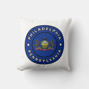Philadelphia Pennsylvania Throw Pillow