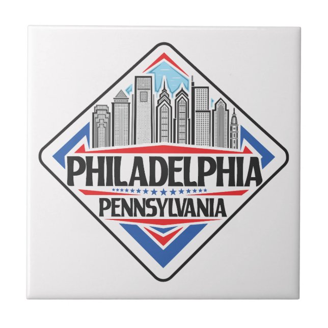 Philadelphia Pennsylvania Tile (Front)